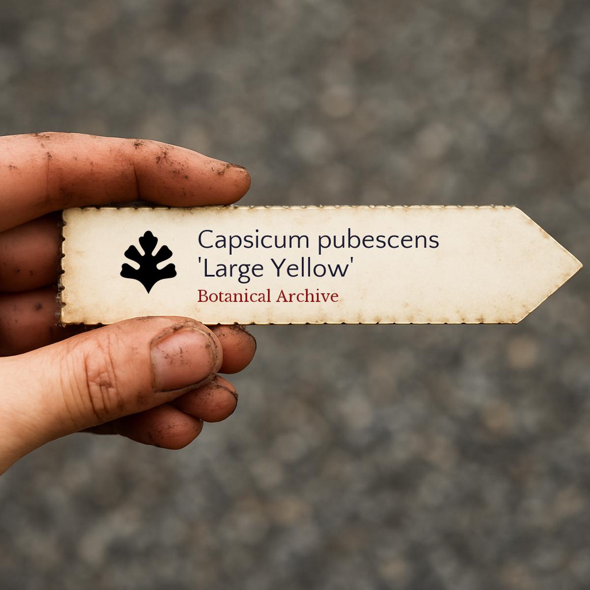 Capsicum pubescens 'Large Yellow' SEEDS
