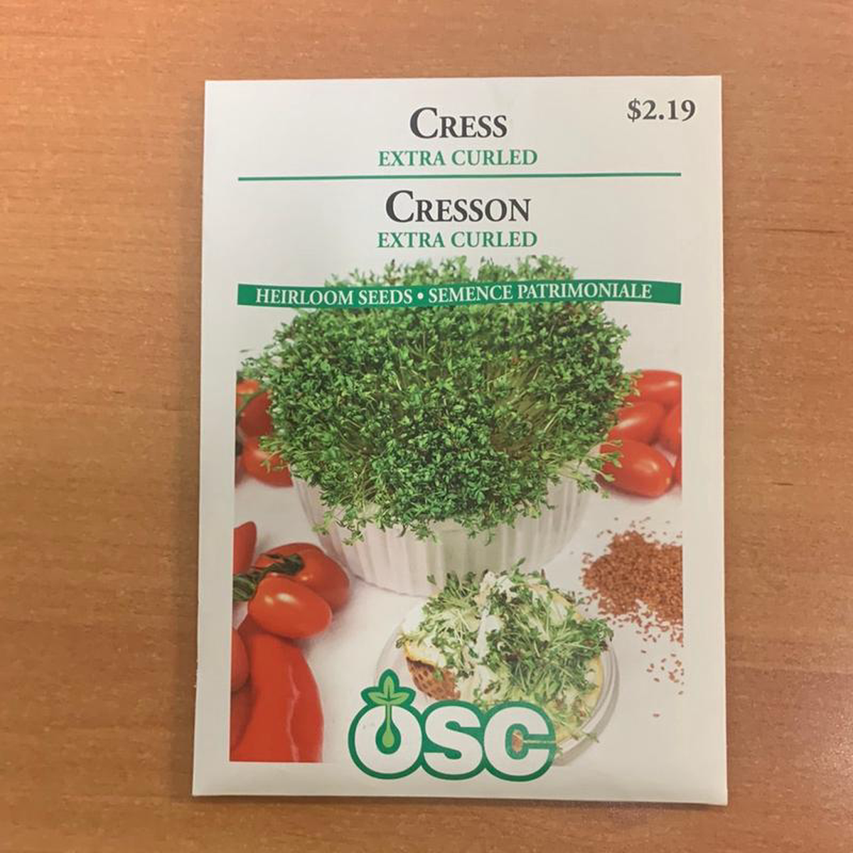 Cress Seed Packets 8211 Extra Curled (Peppercress)