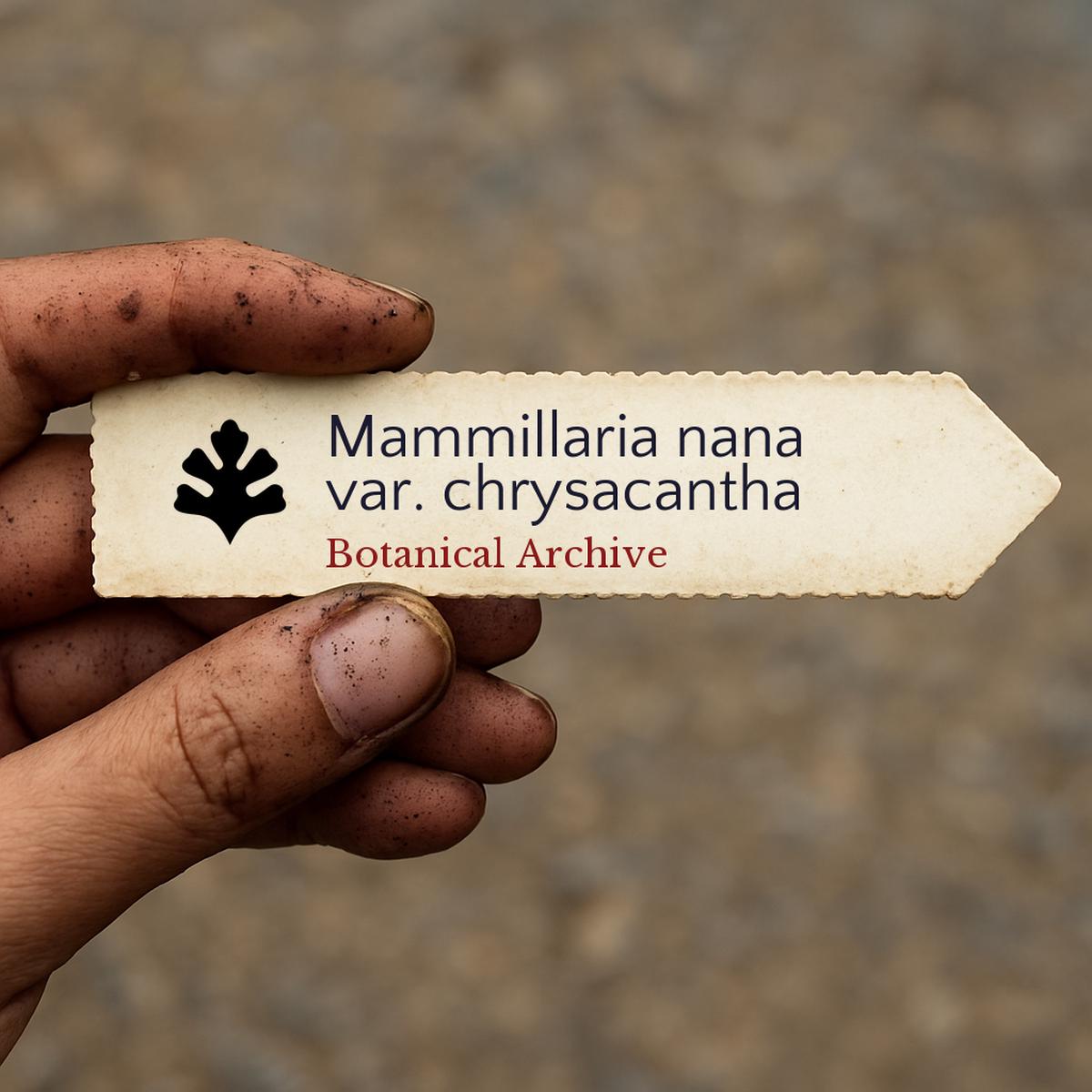 Mammillaria nana var. chrysacantha SEEDS