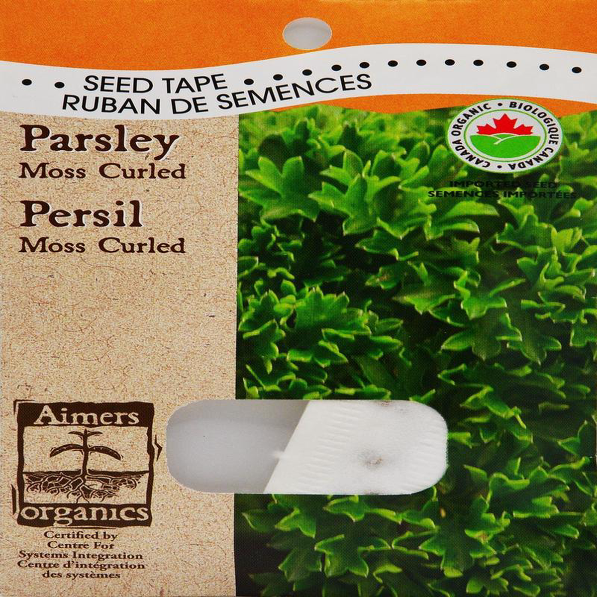 Organic Parsley Moss Curled 8211 Aimers Seed Tape