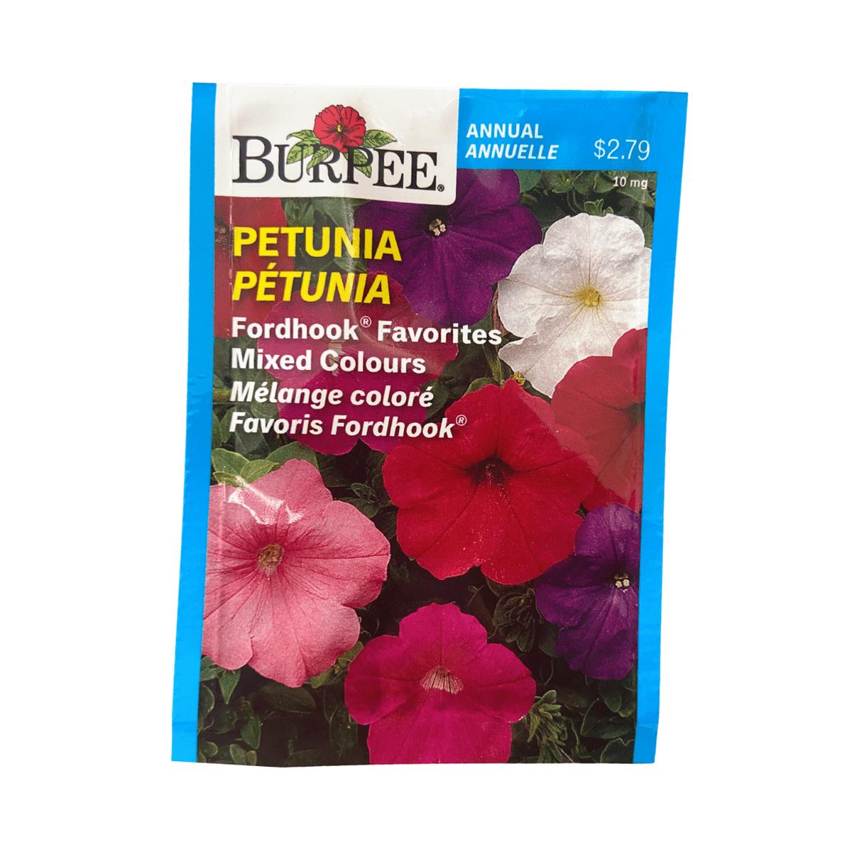Petunia Fordhook Favorites Mixed Colours - Burpee Seeds