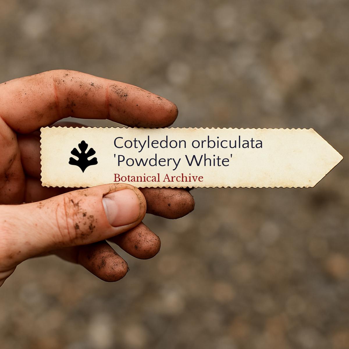 Cotyledon orbiculata 'Powdery White' SEEDS