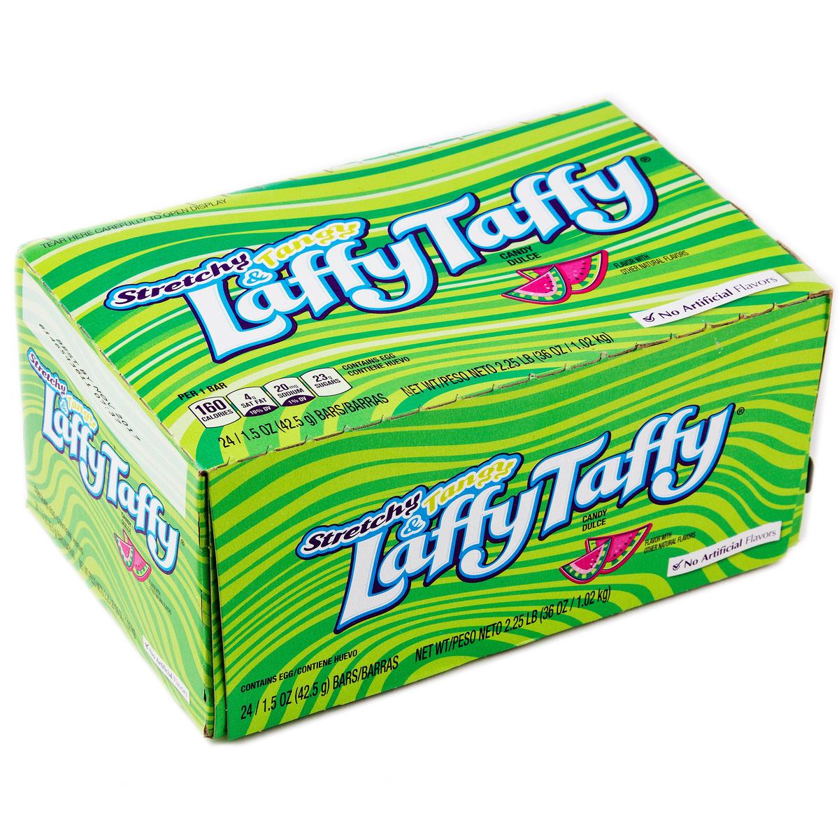 Laffy Taffy Tangy Watermelon Candy - 24CT Box