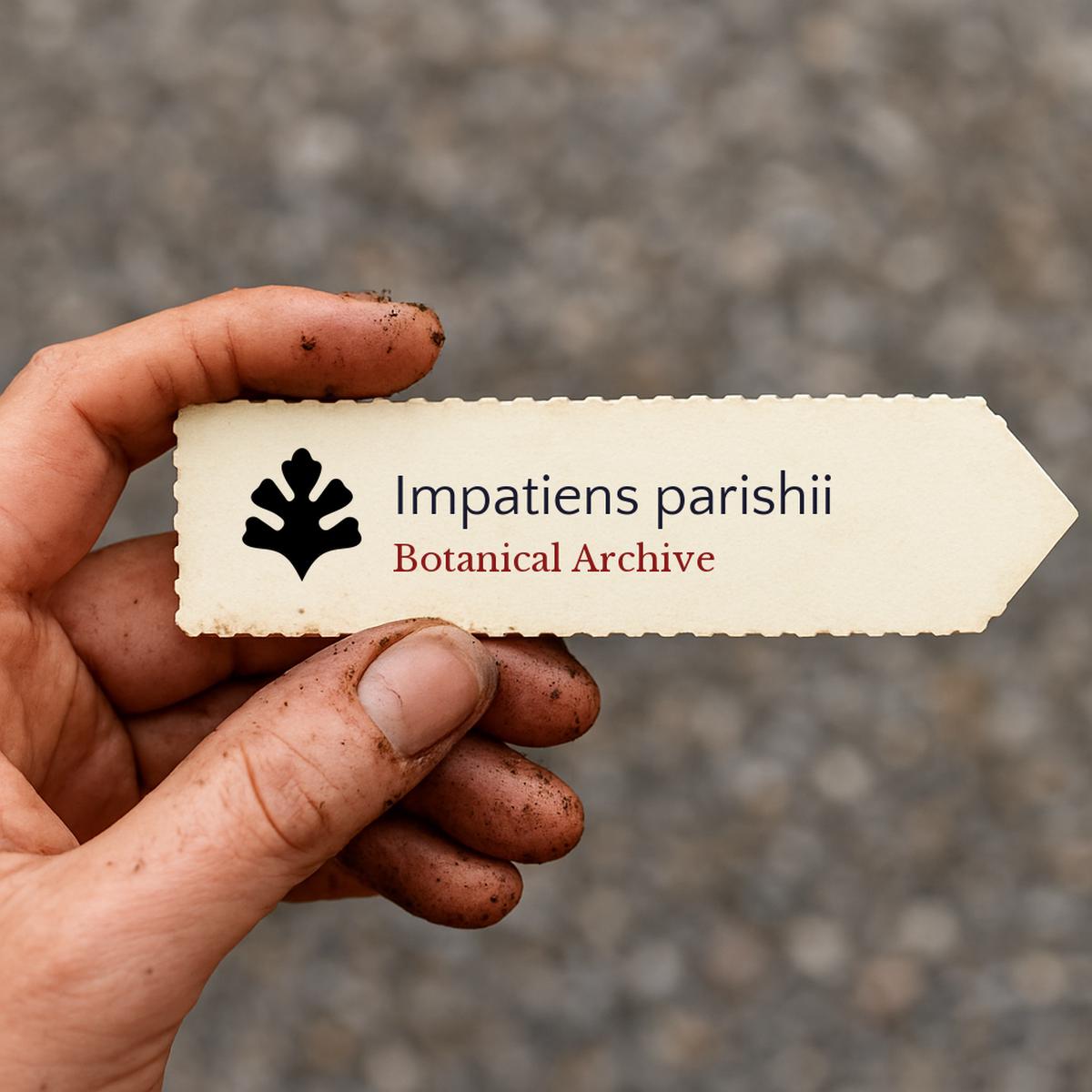 Impatiens parishii SEEDS