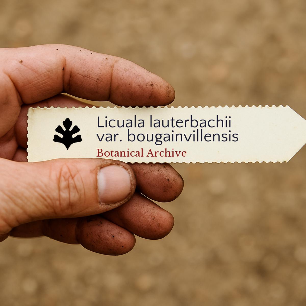 Licuala lauterbachii var. bougainvillensis SEEDS