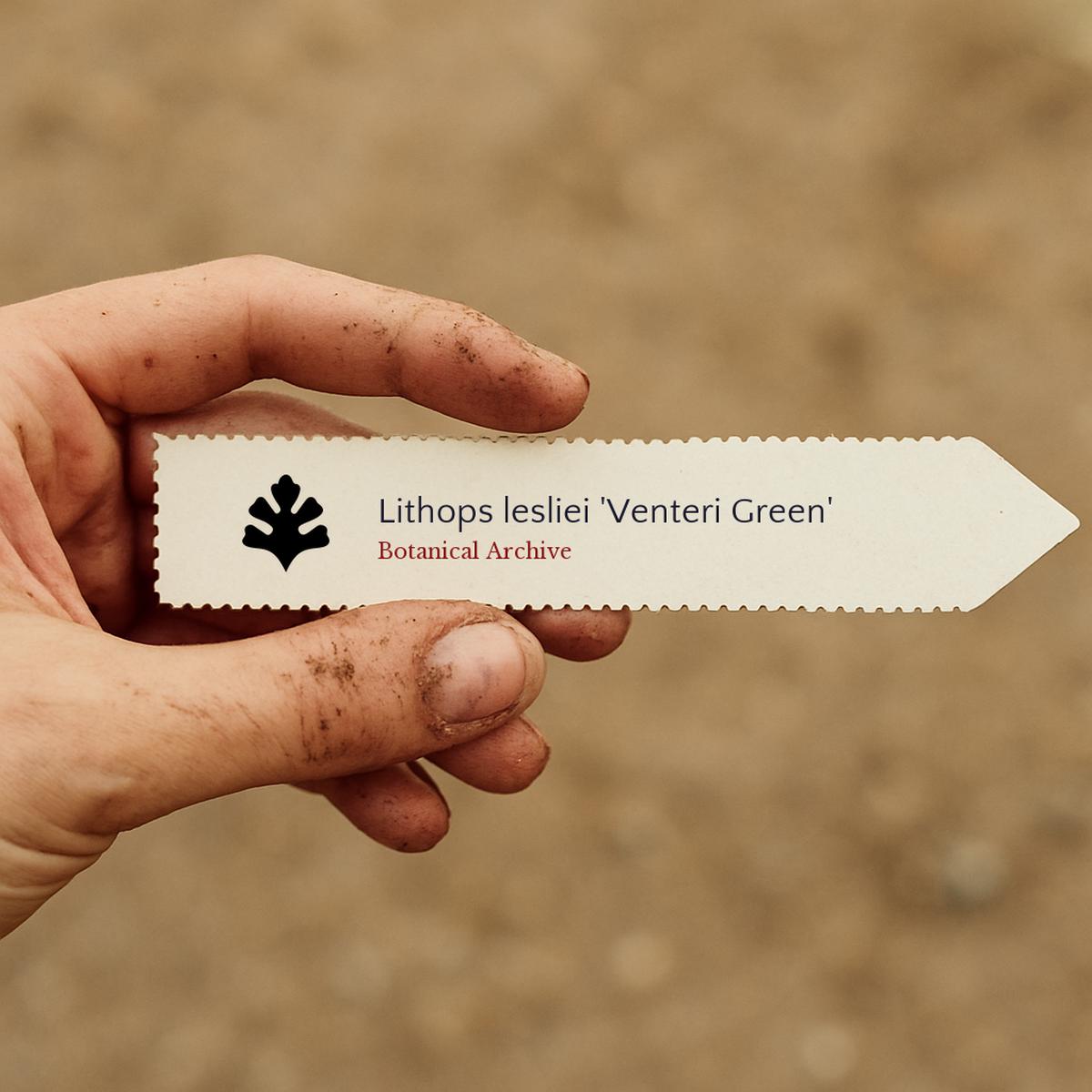 Lithops lesliei 'Venteri Green' SEEDS