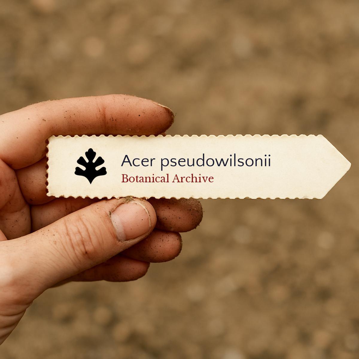 Acer pseudowilsonii SEEDS