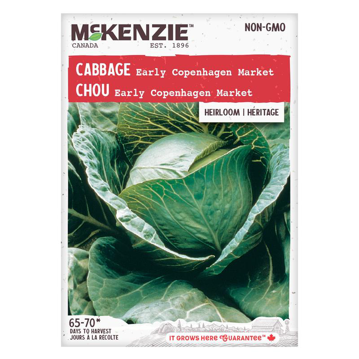 Cabbage Early Copenhagen Market 8211 McKenzie Seeds