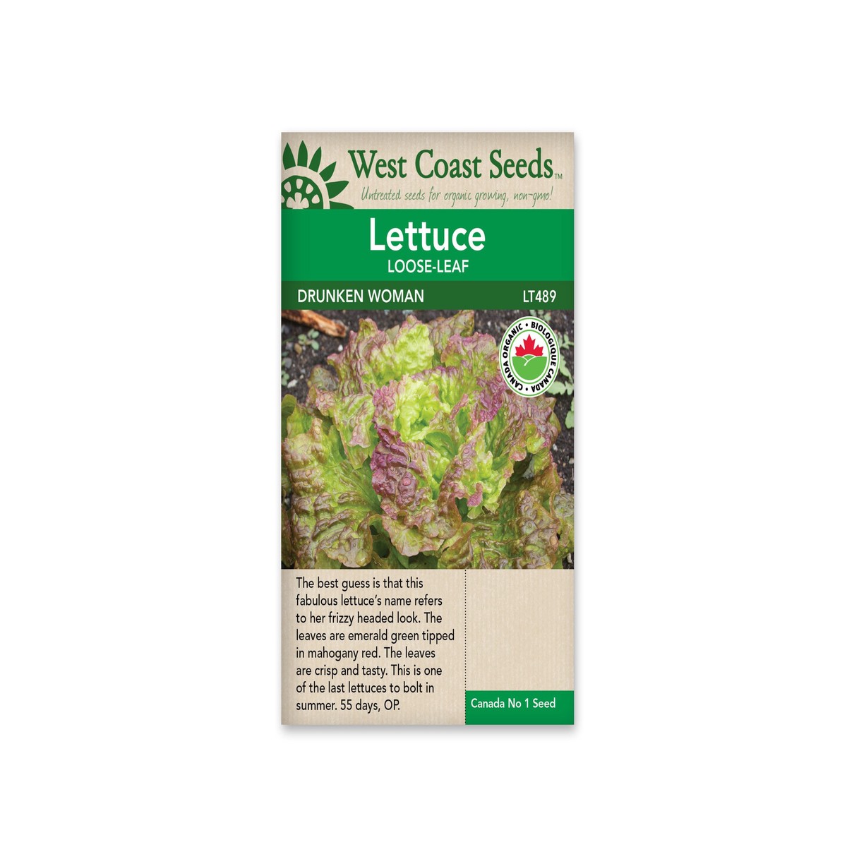 Lettuce-Drunken Woman Certified Organic-West Coast