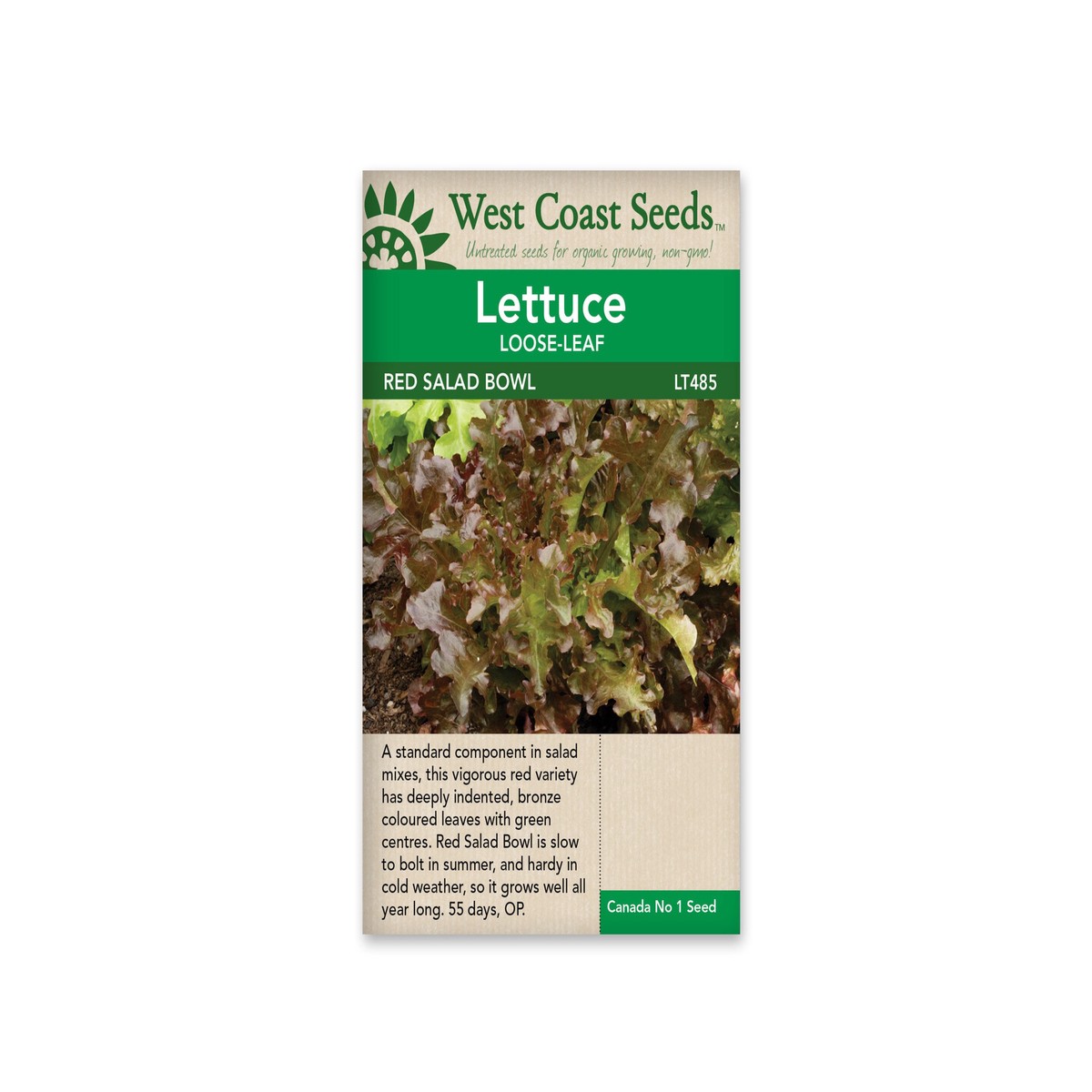 Lettuce-Salad Bowl-Red-West Coast