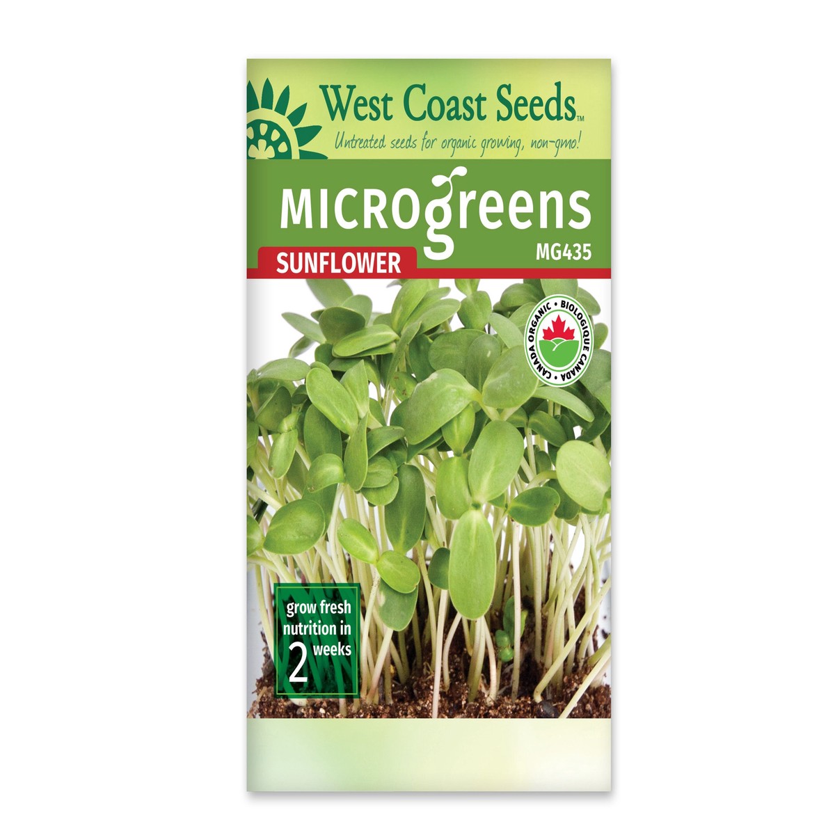 Microgreens-Microgreen Sunflower Certified Organic-West Coast