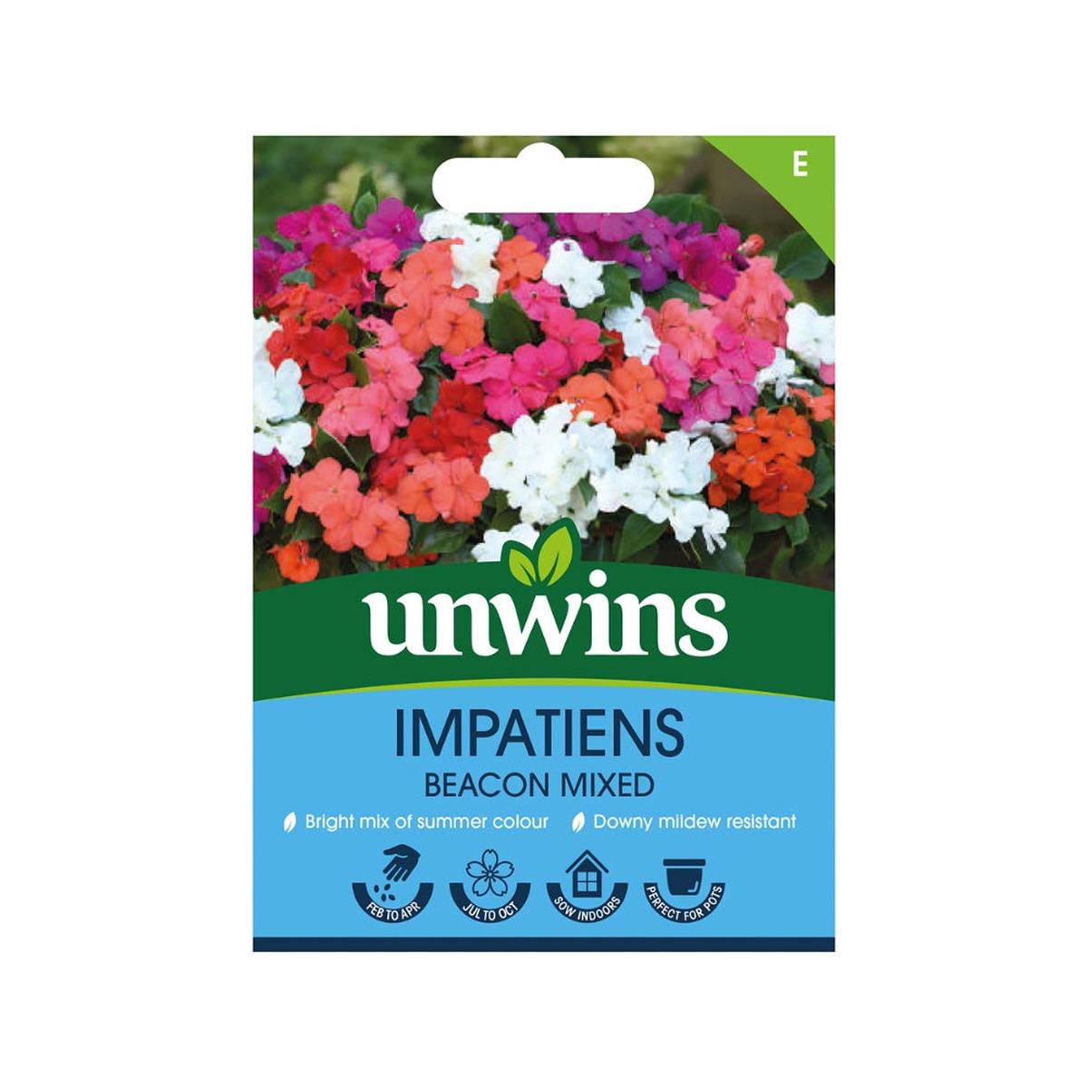 Busy Lizzie Beacon Mixed Flower Seeds