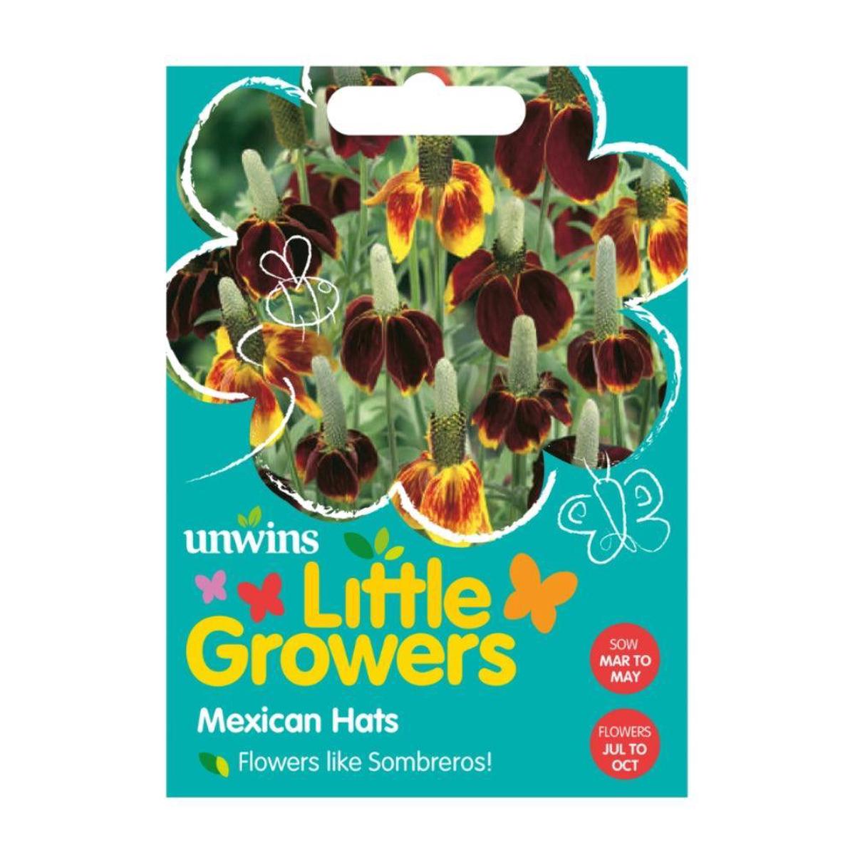 Unwins Little Growers Mexican Hats Seeds