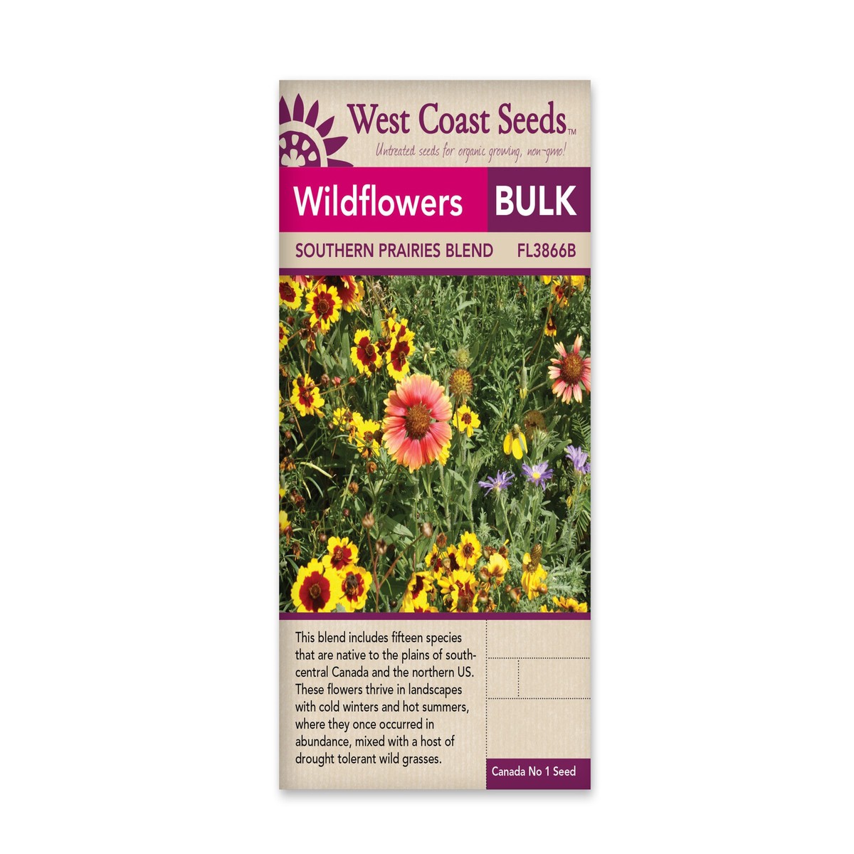 Wildflowers-Prairie Wildflower Blend-West Coast