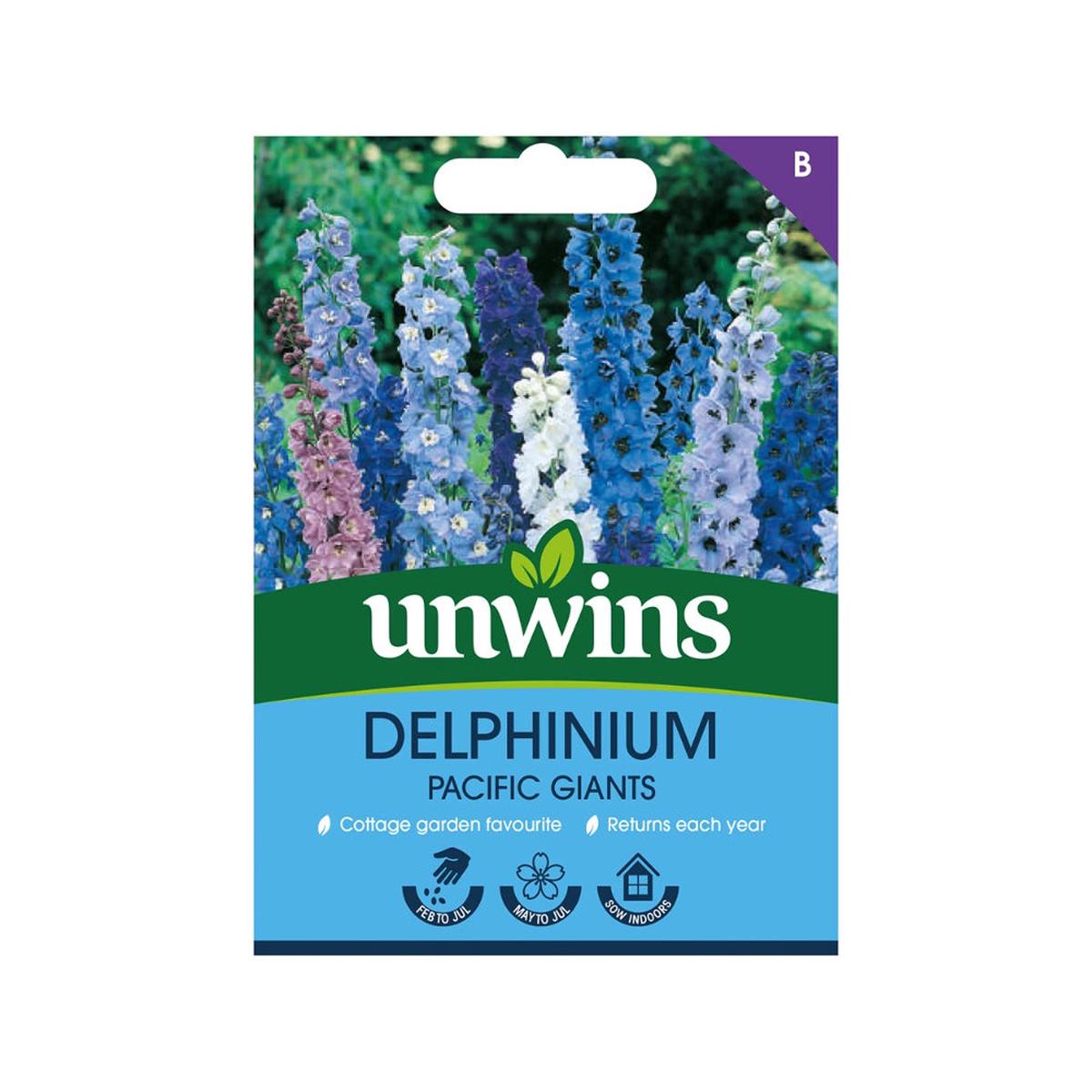 Delphinium Pacific Giants Flower Seeds