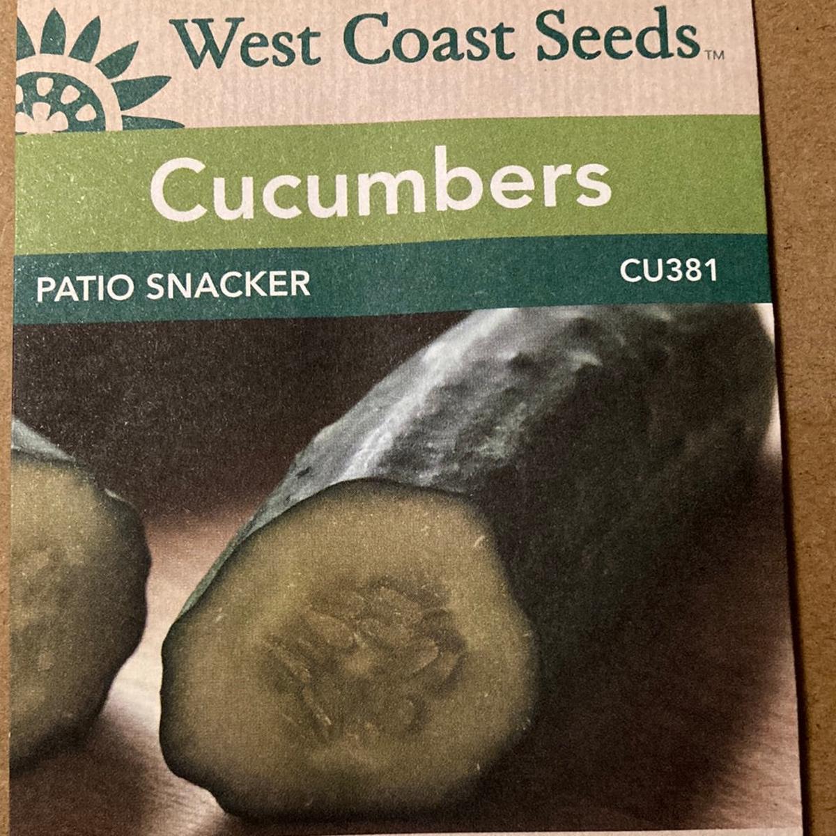 Seed WC Cucumber Patio Snacker
