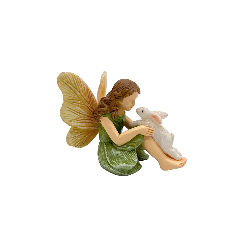 Furry Friends - Fairy With White Rabbit
