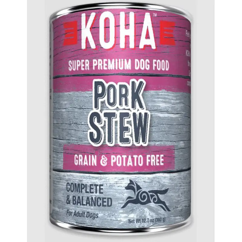 Koha, Grain Free Pork Stew, 12.7 oz. Can