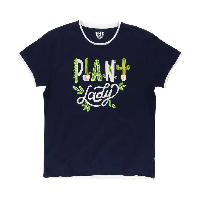 LazyOne Plant Lady Women's PJ Tee, Small