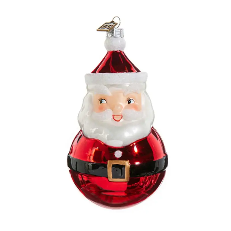 RAZ, Retro Santa Ball Ornament, 5.5"