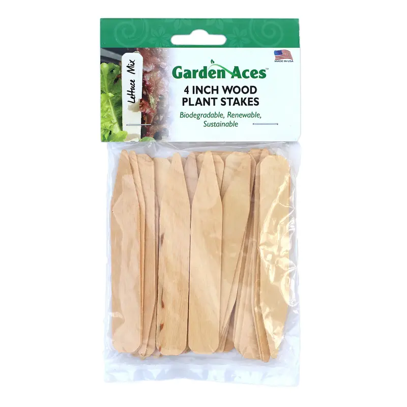 4" Wood Stakes- 24pkg