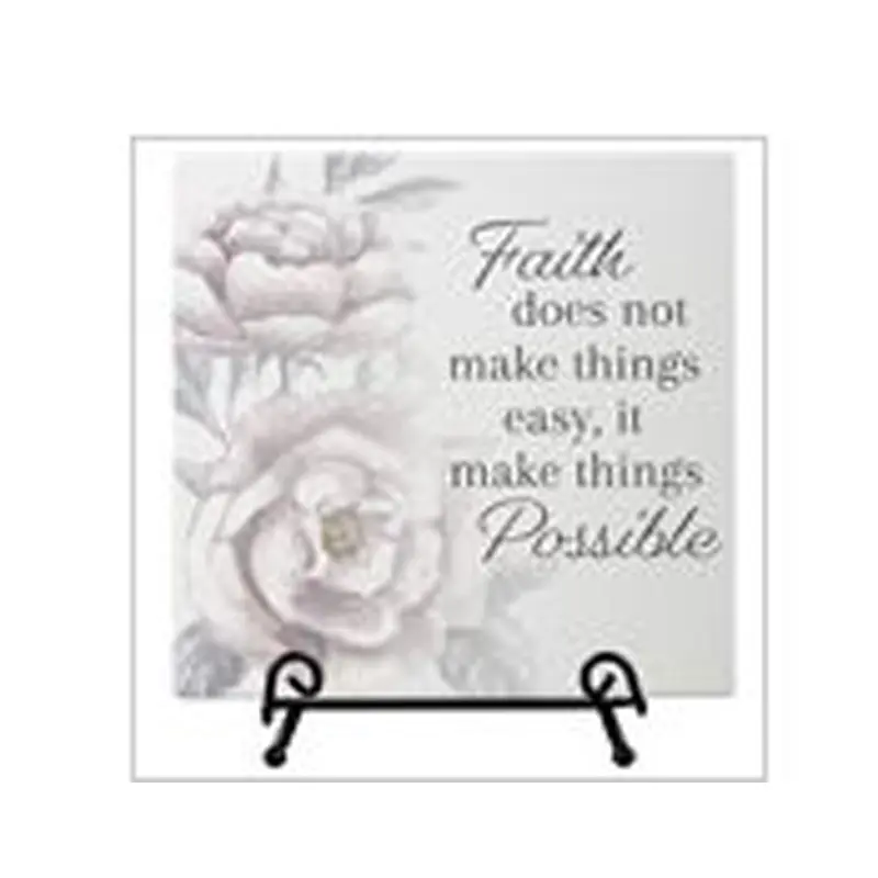 Carson, Faith Possible Easel Plaque