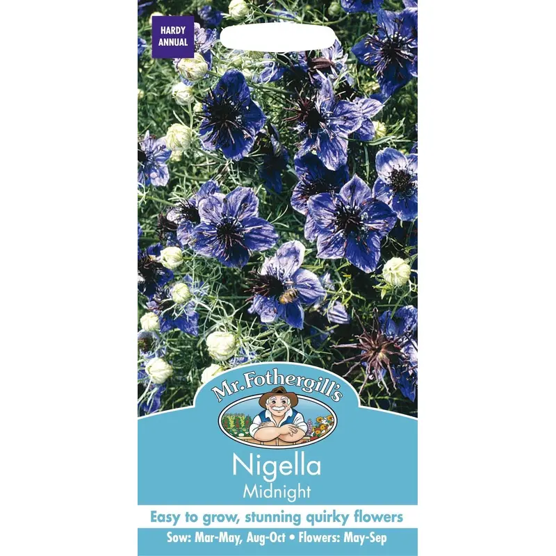 Mr Fothergills Nigella Love in a Mist Midnight 200 Seeds