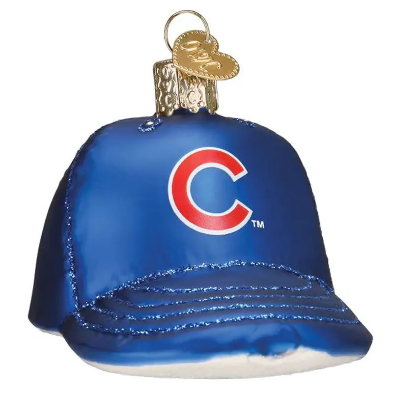 Old World, Cubs Baseball Cap Ornament