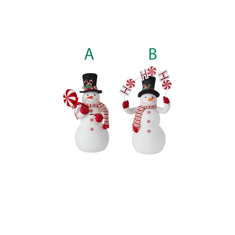 RAZ, Peppermint Snowmen, 24", Sold Separately