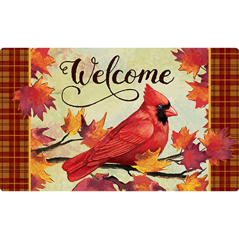 Carson Dcor, Autumn Day Cardinal Mat
