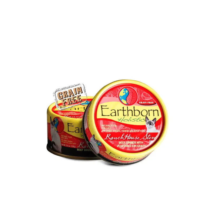 Earthborn Holistic RanchHouse Stew Canned Cat Food, 5.5 oz.