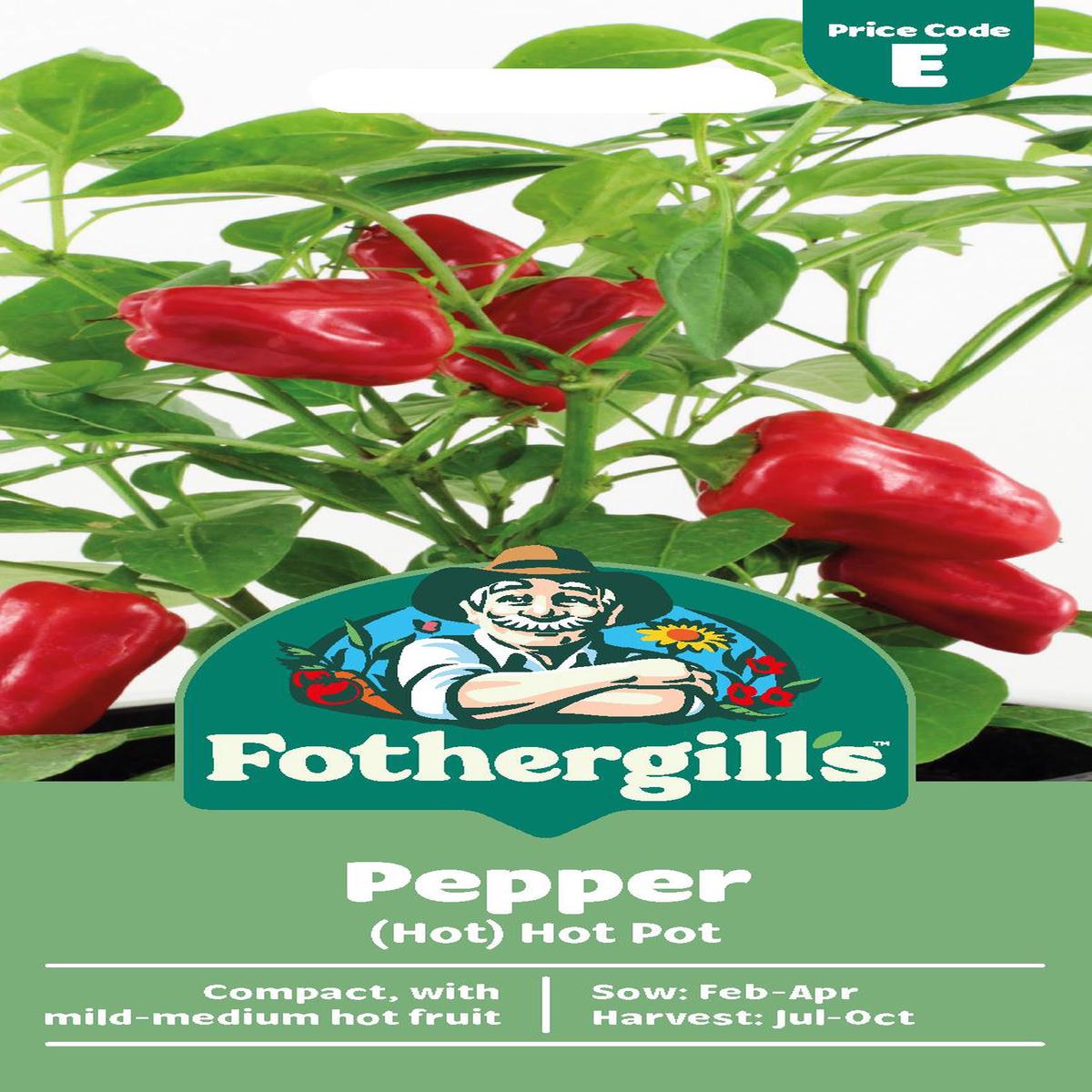 Fothergills Pepper (Hot) Hot Pot Seeds