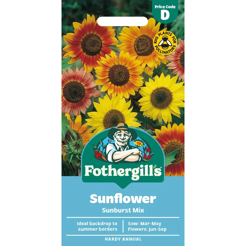 Fothergills Sunflower Sunburst Mix Seeds