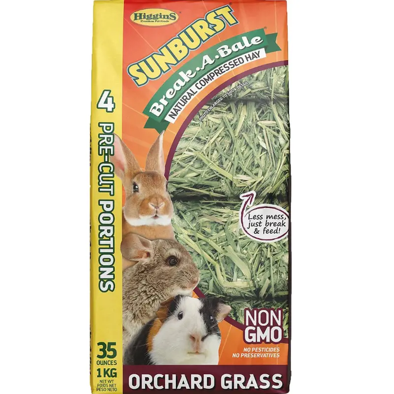 Higgins, Sunburst Break a Bale Orchard Grass, 35 oz.
