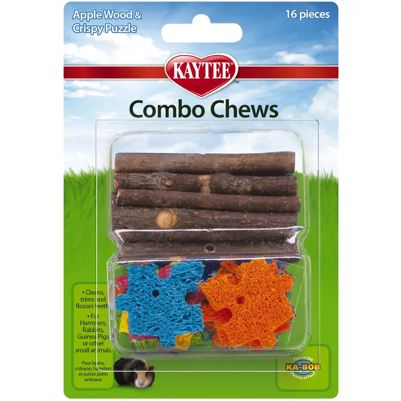 Kaytee Combo Chew Wood & Puzzle