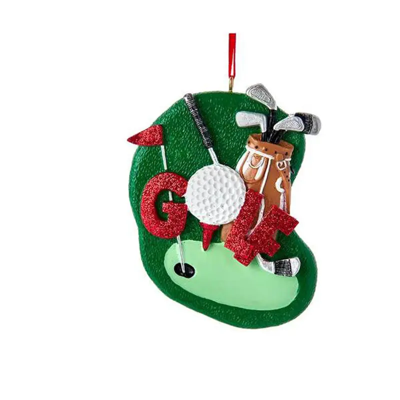 Kurt Adler, Golfing Personalize Ornament, 3.5"