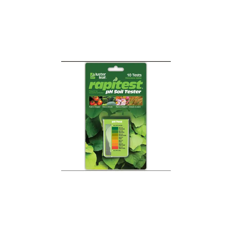 Luster Leaf Rapitest pH Soil Tester, 10 Pack