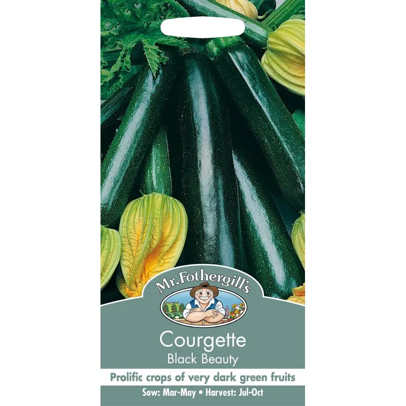 Mr Fothergills Courgette Black Beauty 10 Seeds