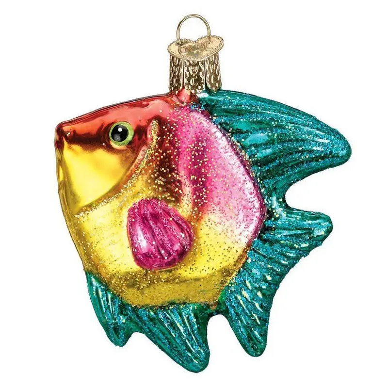 Old World Christmas Tropical Angelfish Ornament