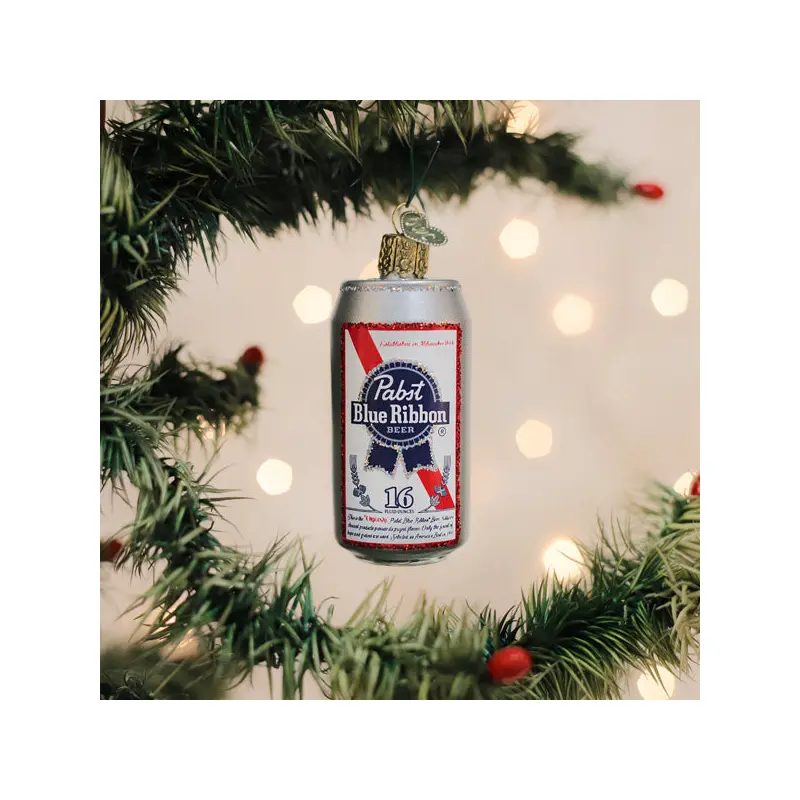 Old World, Pabst Blue Ribbon Beer Can Ornament