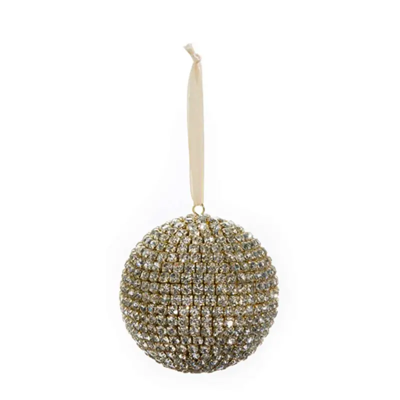 RAZ, Pave Crystal Ball Ornament, 3.5"