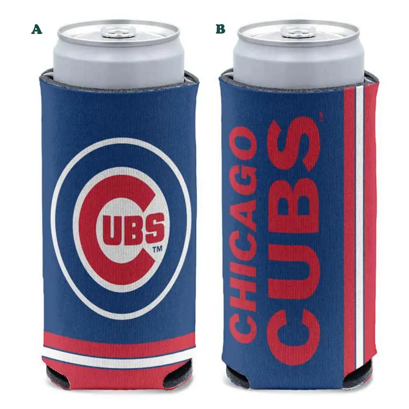 WinCraft, Cubs Slim Can Cooler, 12 oz. Assorted & Sold Separately