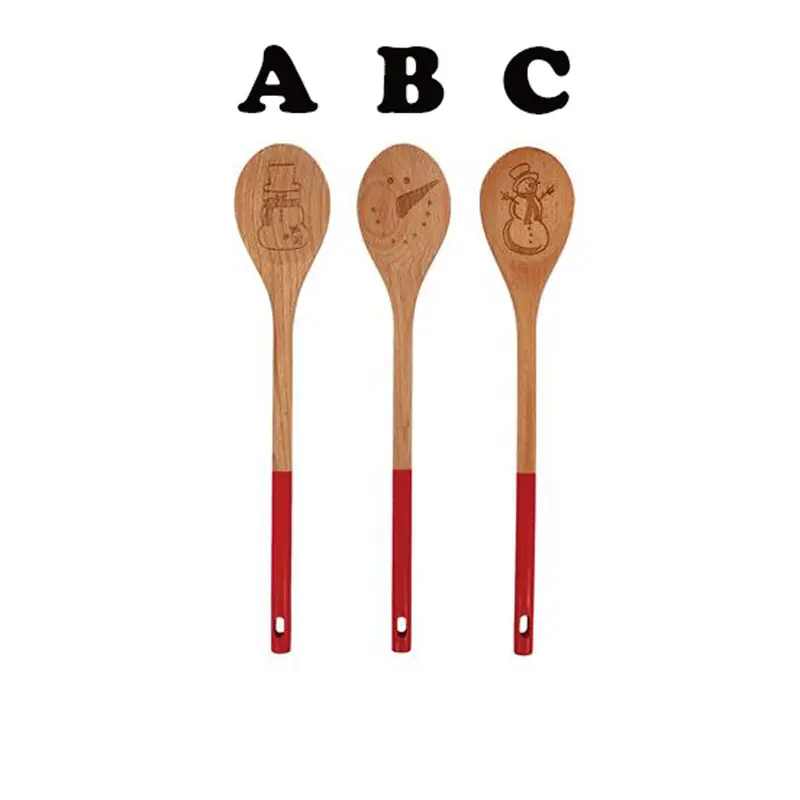Dennis East Int., Snowman Holiday Baking Spoon, Assorted Styles, 13"