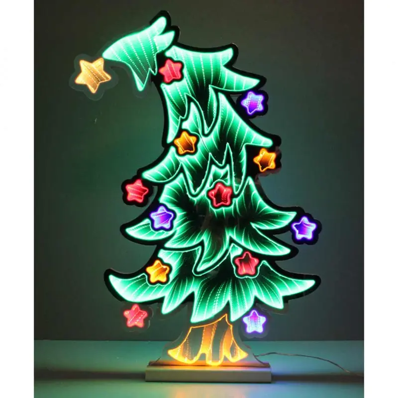 Direct Export, LED Infinity Melting Xmas Tree, 23.5"