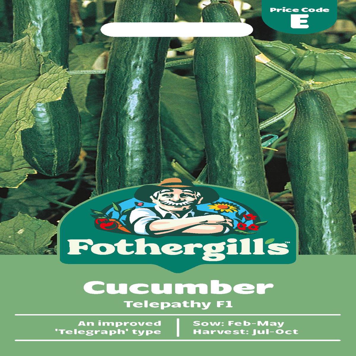Fothergills Cucumber Telepathy F1 Seeds