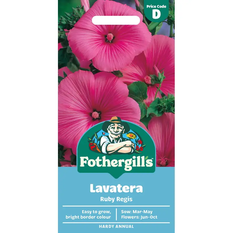 Fothergills Lavatera Ruby Regis Seeds