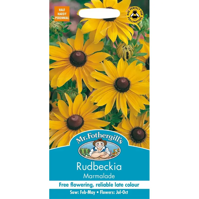 Mr Fothergills Rudbeckia Marmalade 500 Seeds