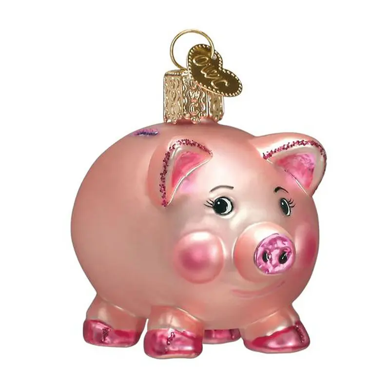 Old World, Piggy Bank Ornament