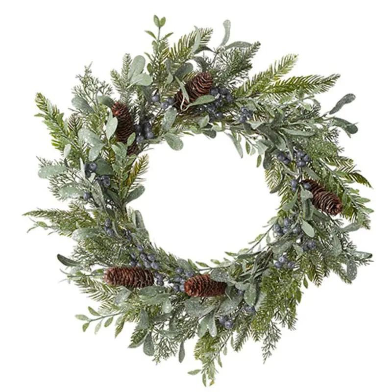 RAZ, Juniper Wreath, 24"