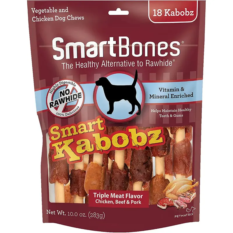SmartBones, Smart Kabobz, Triple Flavor, 12 pk, 10 oz.